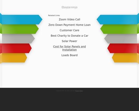 website thubmnail of Ebazar.Ninja