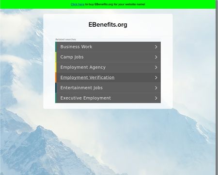 website thubmnail of Ebenefits.org
