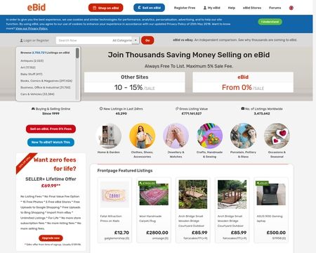 website thubmnail of eBid.co.uk