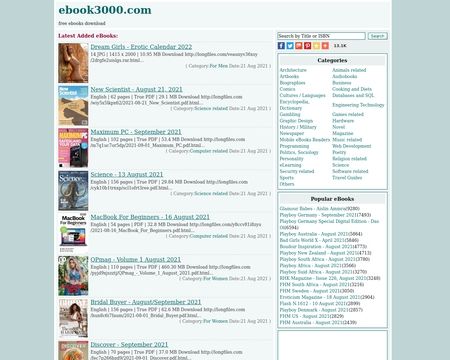 website thubmnail of Ebook3000.com