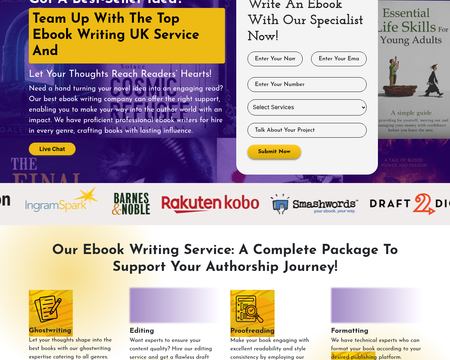 website thubmnail of EBook Writers UK