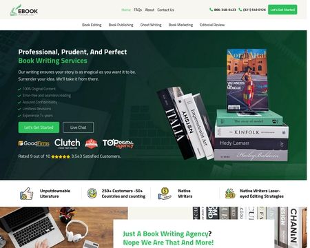 website thubmnail of Ebookwritersusa