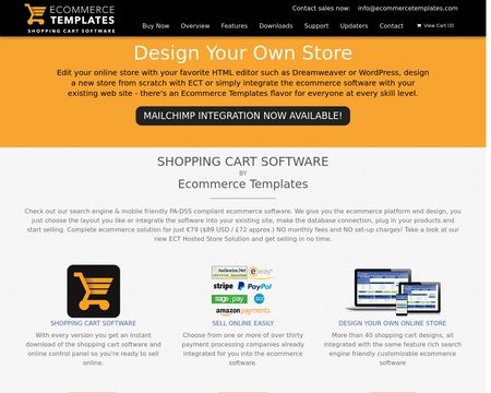 website thubmnail of Ecommerce Templates