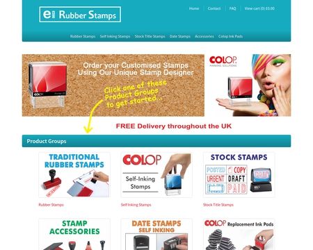 website thubmnail of Ecomrubberstamps.co.uk