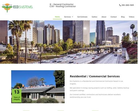 website thubmnail of Ecoroofsolar