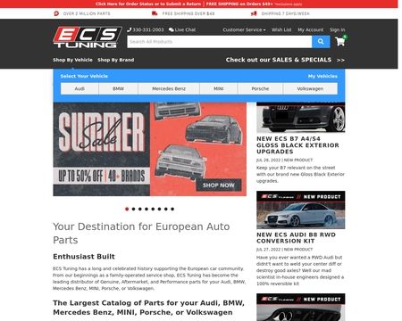 website thubmnail of ECSTuning