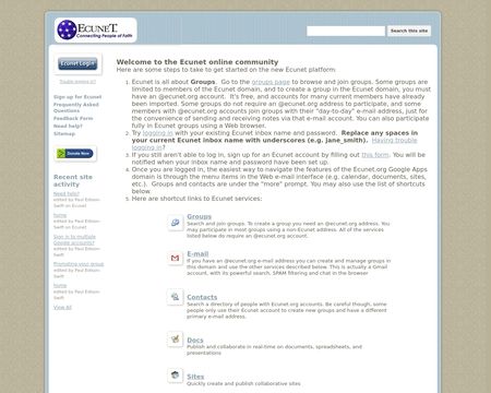 website thubmnail of EcuneT.org