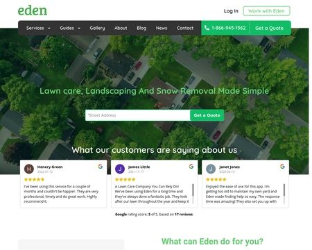 website thubmnail of Eden