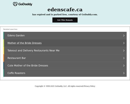 website thubmnail of Edenscafe.ca