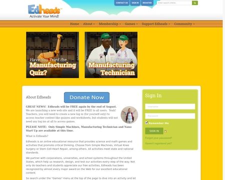 website thubmnail of Edheads