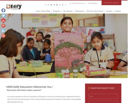 website thubmnail of Edify Schools
