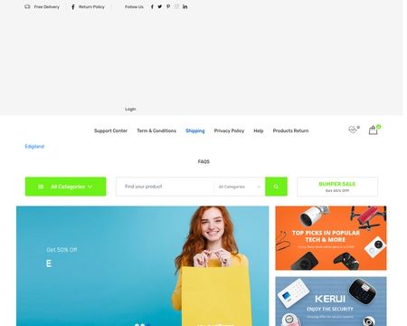 website thubmnail of Edigiland