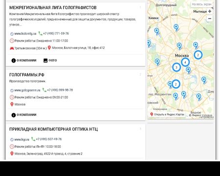 website thubmnail of Edinomisleniki.ml
