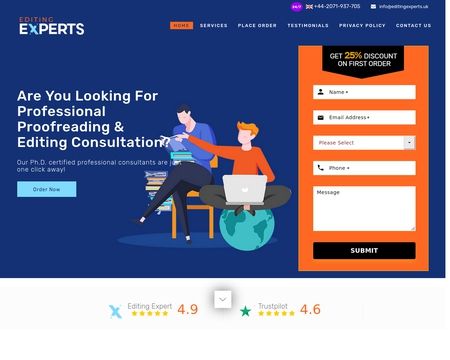 website thubmnail of Editing Experts
