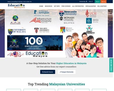 website thubmnail of Educationmalaysia.in