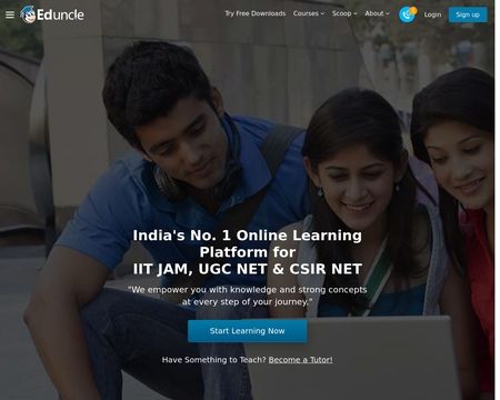 website thubmnail of Eduncle