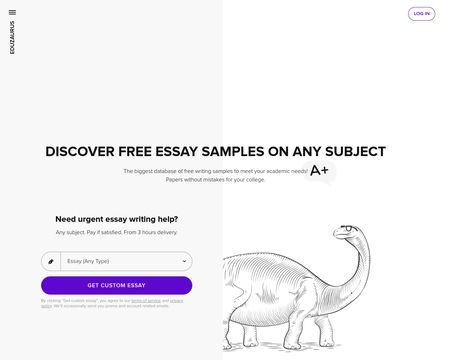 website thubmnail of Eduzaurus