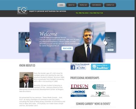 website thubmnail of Edward Garber