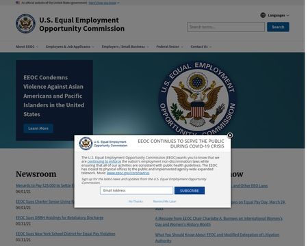 website thubmnail of Eeoc.gov