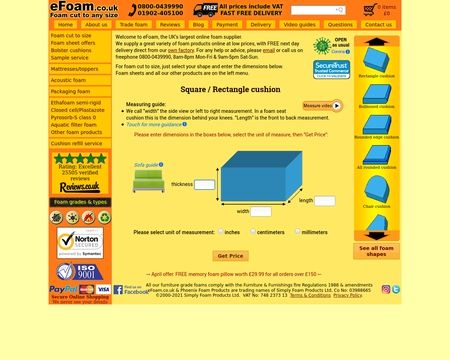 website thubmnail of Efoam