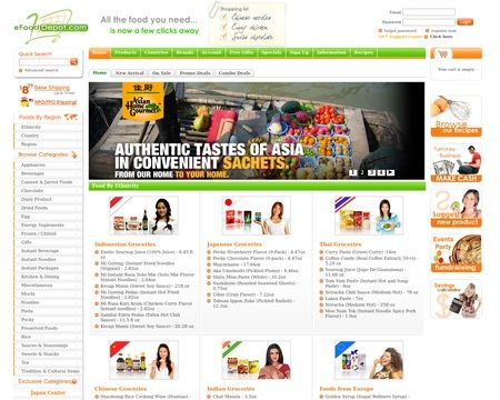 website thubmnail of eFoodDepot