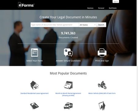 website thubmnail of eForms
