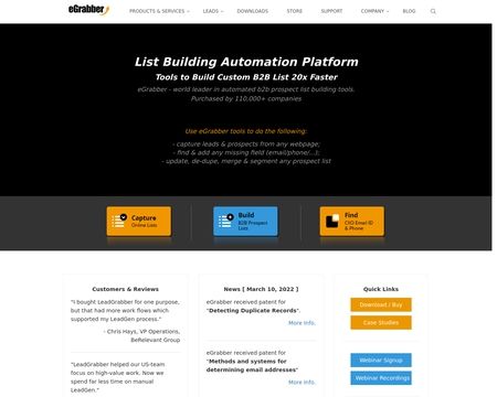 website thubmnail of EGrabber