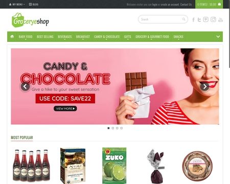 website thubmnail of eGocery Mall