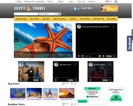 website thubmnail of Egypt Travel