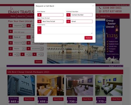 website thubmnail of Eimantravels.co.uk