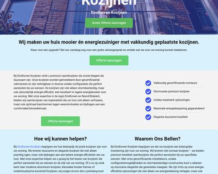 website thubmnail of Eindhoven Kozijnen