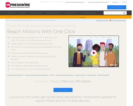 website thubmnail of Einpresswire