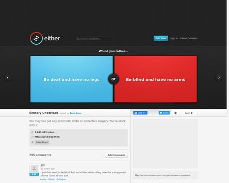 website thubmnail of Either.io