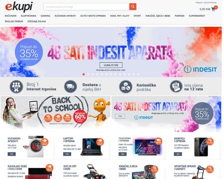 website thubmnail of Ekupi.ba
