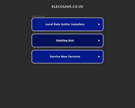 website thubmnail of Elecosave.co.uk