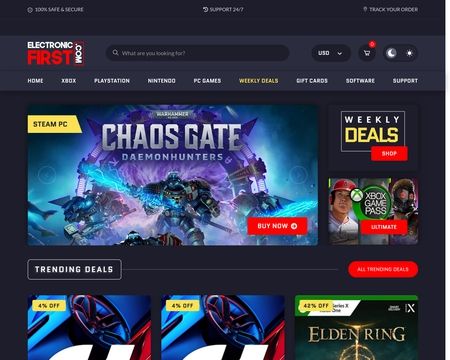 website thubmnail of Electronic First
