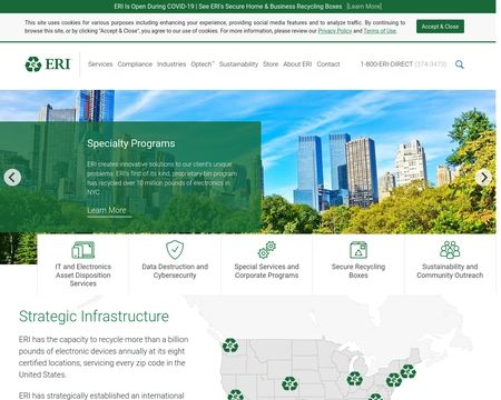 website thubmnail of ElectronicRecyclers