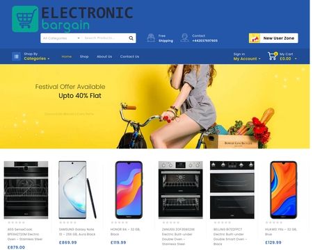 website thubmnail of Electronicsbargain.co.uk
