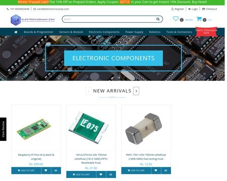 website thubmnail of Electronicscomp