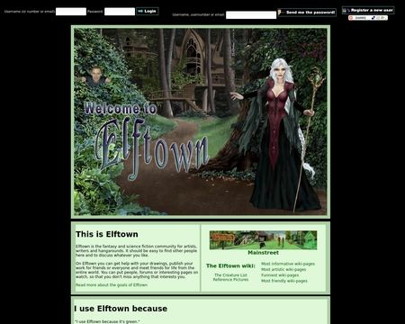 website thubmnail of Elftown