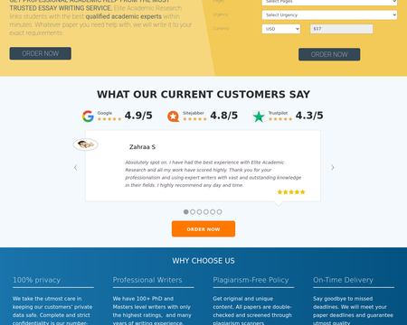 website thubmnail of Elite Academic Research