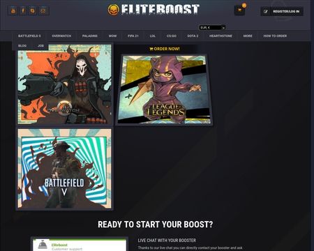 website thubmnail of Eliteboost.net