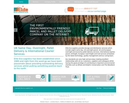 website thubmnail of Elite Courier