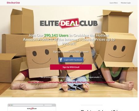 website thubmnail of EliteDealClub