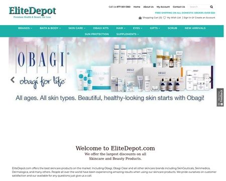 website thubmnail of EliteDepot