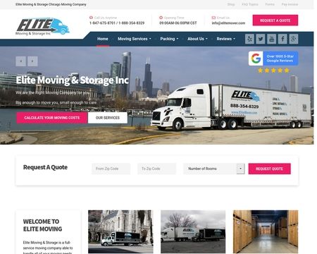 website thubmnail of Elite Mover