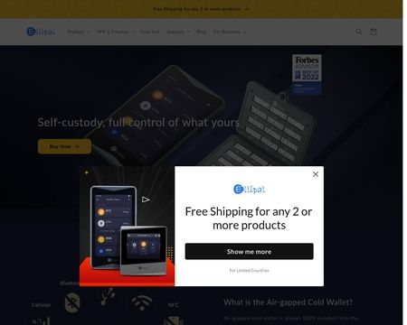 website thubmnail of Ellipal