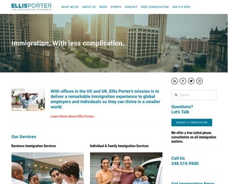 website thubmnail of Ellis Porter