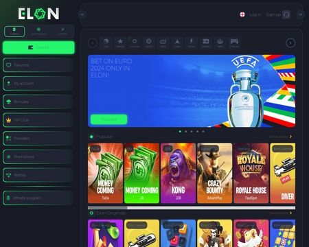 website thubmnail of Elon.casino