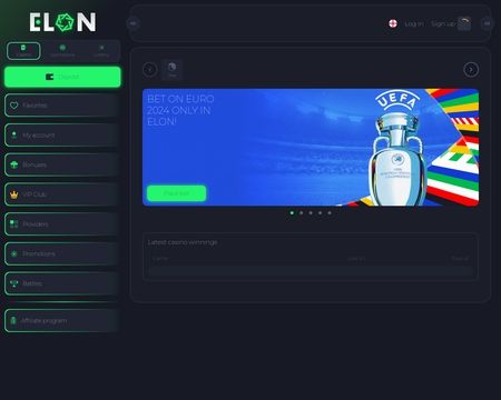 website thubmnail of Elonbet